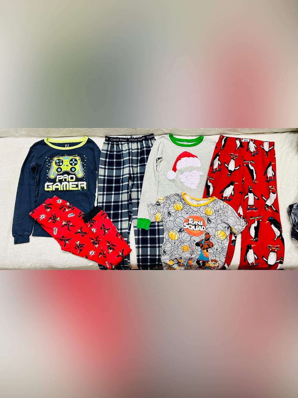 Lot Boys Pajamas Sets Size 8/10 Years Excellent Condition